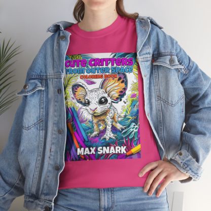 Max Snark Cute Critters from Outer Space Cover Art Unisex Heavy Cotton Tee - Image 104