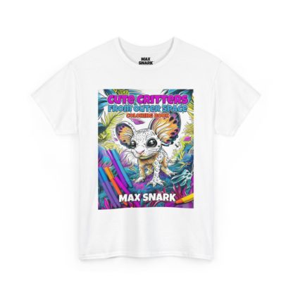 Max Snark Cute Critters from Outer Space Cover Art Unisex Heavy Cotton Tee - Image 3