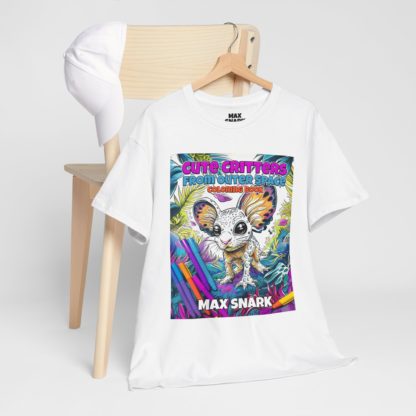 Max Snark Cute Critters from Outer Space Cover Art Unisex Heavy Cotton Tee - Image 8