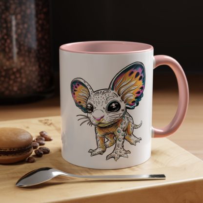 Cute Critters from Outer Space Accent Coffee Mug (11, 15oz) by Max Snark