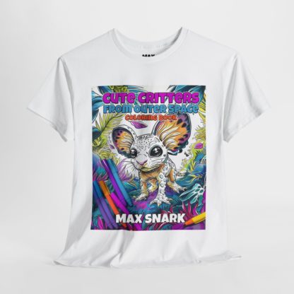 Max Snark Cute Critters from Outer Space Cover Art Unisex Heavy Cotton Tee - Image 6