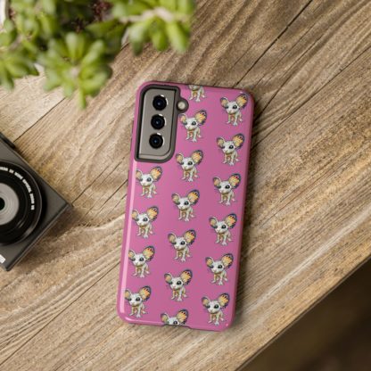 Galaxy Phone Case, Cute Critters from Outer Space Pink Tough Case by Max Snark, Space Creatures Cover, Alien Animals Protective Case - Image 7