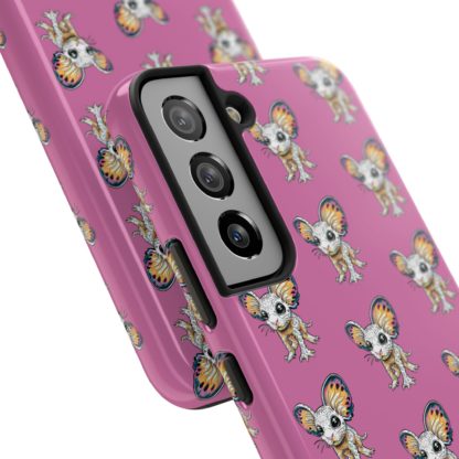 Galaxy Phone Case, Cute Critters from Outer Space Pink Tough Case by Max Snark, Space Creatures Cover, Alien Animals Protective Case - Image 6